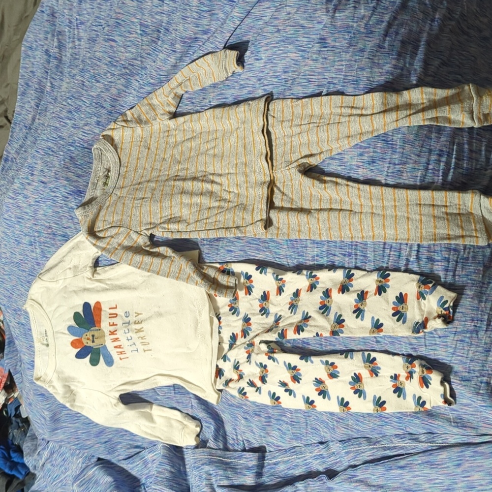 2 sets of chick pea pajamas 18 months GUC